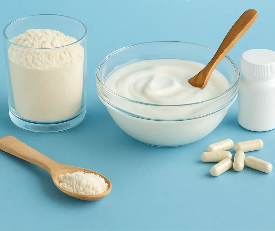 Gezonde darmflora ondersteund door prebiotica
